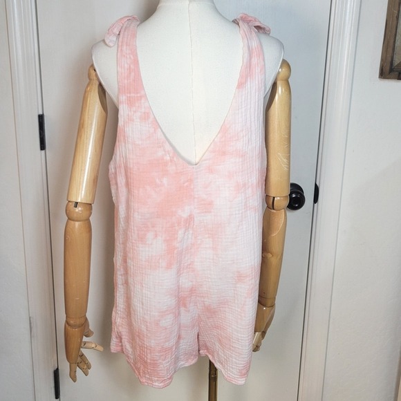 Show Me Your Mumu Tilda Romper Tie-Dye Cotton Gauze Size Small Resortwear Beach - Picture 5 of 9